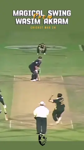 What a magical SWING by Wasim Akram 😱🥵❤️. . #trandingvideo #foryoupageofficiall #superstar #wasimakram #swing #cricketlover 