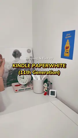 Unboxing and first try Kindle Paperwhite 11th Generation 😱   #kindle #ereader #kindlepaperwhite  