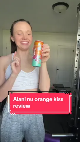 Alani mu orange kiss flavor review  #alaninu #alaninuorangekiss #energydrink 