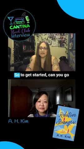 #Author A. H. Kim describes her latest book, Relative Strangers! It's a modern retelling of Jane Austen's Sense and Sensibility. Check out Episode 24 of the Cantina Book Club #Podcast for the entire #interview ! #BookTok #janeausten