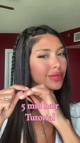 Facil y rapido para cuando no tengas inspiracion para peinarte, apro playita ❤️ #hair #hairtutorial #braidstyles #braids 