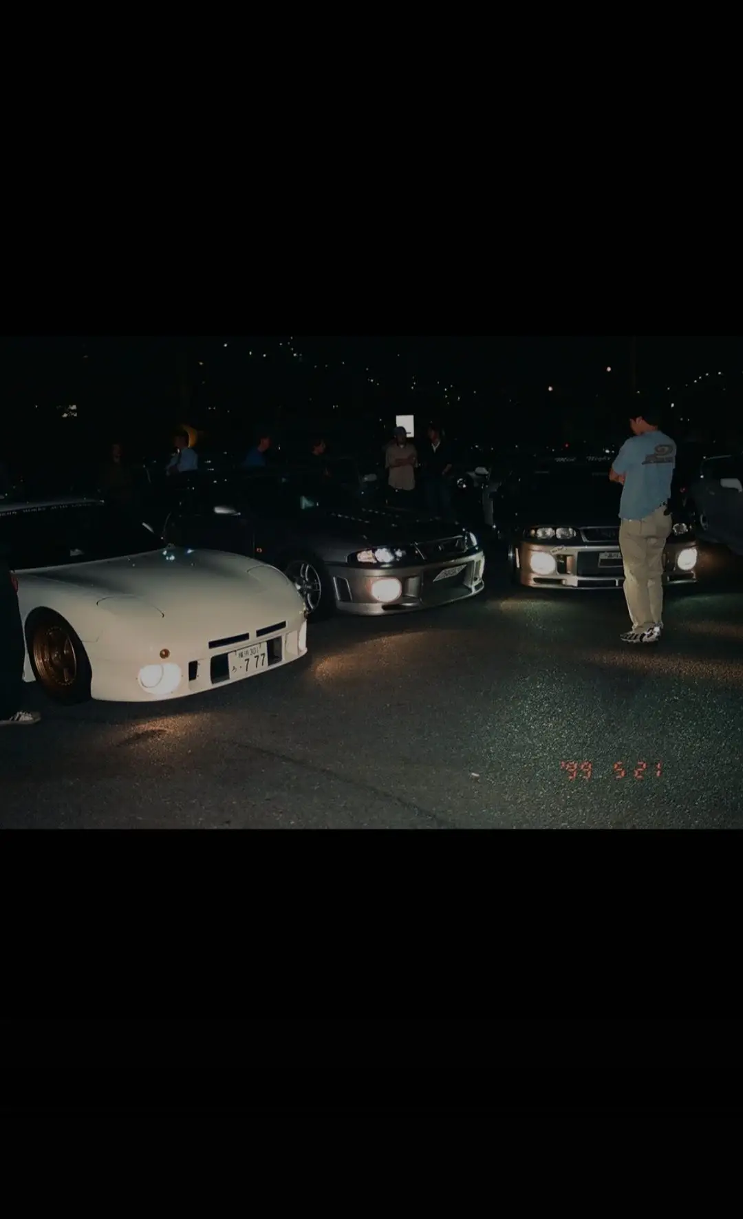 Mid Night ✨️🖤 #carclub #jdm #midnight #cars #japan #90s #carcrew #topspeed #loop #rx7 #supra #gtr #911