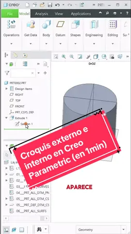 #CapCut #creo #creoparametric #solidworks #croquis #sketch #diseño #fyp
