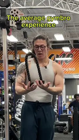 Tried out a new tricep attachment at the gym 👹 @Danny 