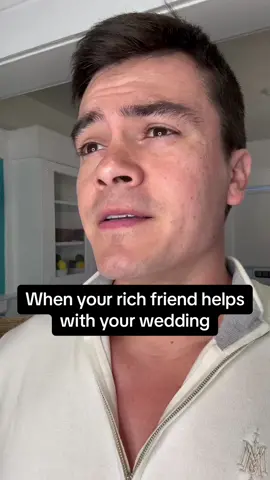 Feel free to inconvenience me whenever 🤯 #richfriend #wedding #weddingseason #funny #foryoupage 