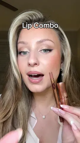 It’s the perfect neutral pink combo 💕@Charlotte Tilbury Iconic Nude Lip Liner & Pillow Talk Fair Lipstick #lipcombos #pinklipcombo #pillowtalk 