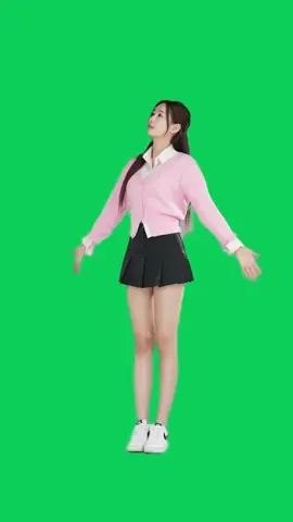 female dance video with green background #hottred #dance