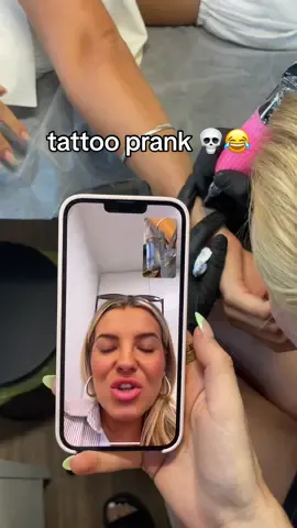 pranking Jaz with a Jaz Hand Made tattoo 💀💀#tattooprank  