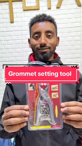Grommet setting tool #ethiopian_tik_tok #business #fyp #viral #foryou #yanigebya 