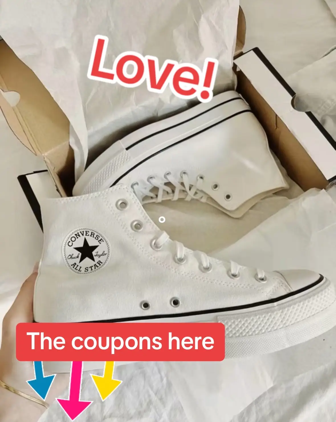 #converse #chucktaylor #allstar #Lift #sneaker #White #shoes #shoe #fashion #fyp #springsale #tiktokfinds 