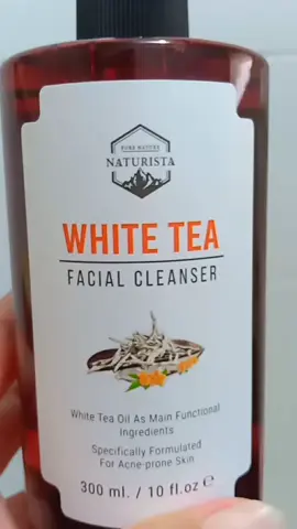 Naturista เจลล้างหน้าชาขาว สูตรอ่อนโยนไม่มีน้ำหอม White tea Facial Cleanser 300 ml