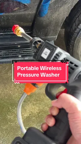 Ewan ko na lang kung di ka pa sipagin maglinis ng sasakyan. #pressurewasher #portable #wireless #rechargeable #washer #fyp #foryou 
