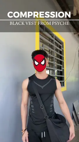COMPRESSION BLACK VEST FROM PSYCHE #compression #compressionsando #compressionformen #sando #psyche #psychesports #fyp #fypシ #fypage 