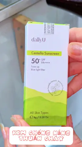 ☀️✨Kem Chống Nắng dailyU Centella Sunscreen Kiềm Dầu 6-12h,Nâng Tone Tự Nhiên Phù Hợp Mọi Loại Da@@dailyUVN- Mỹ Phẩm Thuần Chay ##dailyU##suncream##kemchongnang##kemchongnangnangtone##dailyuvietnam##viralvideo##viral##xuhuong
