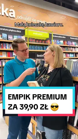 Co można kupić za 39,90? My znamy odpowiedź - Empik Premium! 😎 Tylko teraz kupisz Empik Premium w niższej cenie dla nowych klientów. Mamy też wyjątkowe promocje naszych Partnerów m.in. -25% na bilety do Multikina, 15 zł na przejazd z aplikacją Uber czy 50% zniżki na pierwszy miesiąc CANAL+. Ale to nie wszystko! W dniach 17-28 kwietnia trwa Premium Week, w którym jeszcze więcej promocji dedykowanych klientom Premium! Przekonany? #empik #empikcom #empikpremium #książki Promocja trwa do 28.04.2024. Szczegóły na cutt.ly/kw4Sih4o