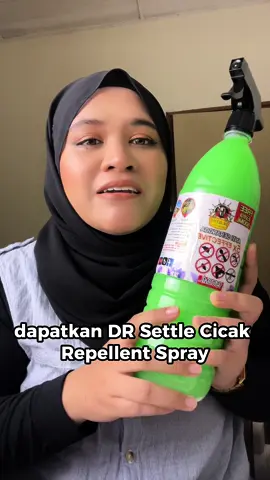 Stress Rumah banyak Cicak & Serangga??? Ha apa kata korang guna Dr Settle Repellent Spray ni 😊😊😊 . Go grab yours now 💃💃💃   . #fyp #drsettlerepellentspray1500ml 