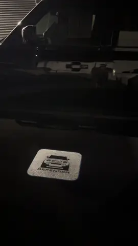 Defender night lights. Pretty cool!#fyp #westpalm #palmbeachcounty #florida #paintprotectionfilm #ceramiccoating #holygraildetail #rangerover #defender 