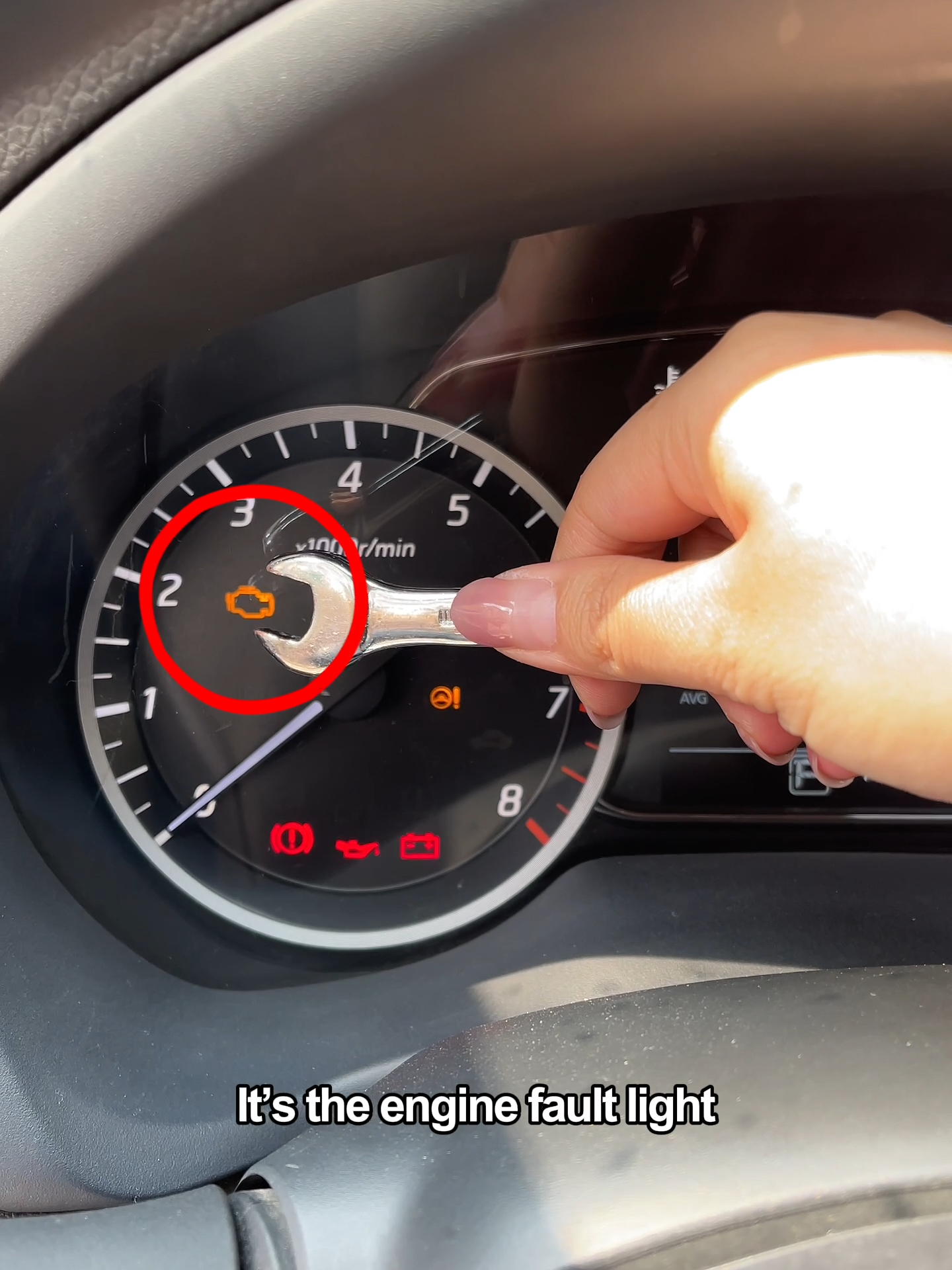 Release the negative terminal of the battery for 10 seconds and the engine fault light will go out #carsafety #tips #skills #car #carsoft #manual #learncars