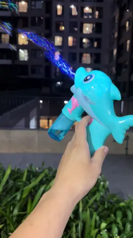 Cá heo thổi bong bóng có sử dụng pin#maybanbongbong #maythoibongbong #dochoithoibongbongxaphong 