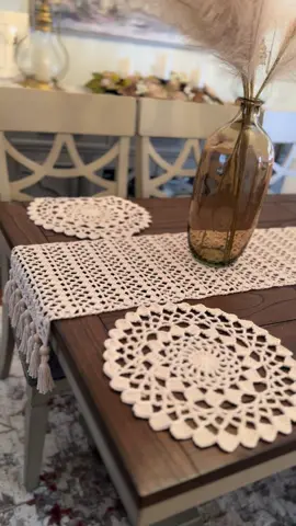 Placemat ful tutorial. 2 mm yarn bee smal braided yarn. 4 mm hook#crochet #crochettutorialsforbeginners #crochettutorial #placemat 