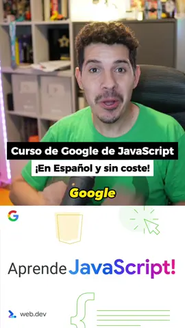 ¡Google ha lanzado un Curso para Aprender JavaScript! Es Gratuito y está en Español. Incluye: - Tipos y Estructuras de Datos - Operadores y Flujos de Control - Funciones, Objetos y Colecciones - Valor, Referencia y Prototipos - Clases y mucho más Tiene explicaciones, código y preguntas interactivas para verificar tus conocimientos. Si querías aprender JavaScript, es una buena oportunidad para empezar por aquí #javascript #webdev #programacionweb #frontend #desarrolloweb