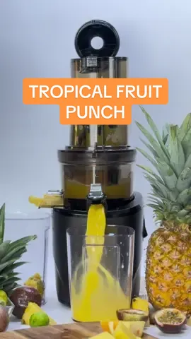 Tropical Fruit Punch — 🌴 Sip on the taste of paradise with our refreshing Tropical Fruit Punch! 🍹🌺 Perfect for parties and packed with the goodness of fresh orange, pineapple, key lime, and passion fruit. Healthy never tasted so delicious! 🌞🌴 Ingredients  1 Orange 1/3 pineapple 1 key lime 1 passion fruit • • • #tropical #tropicalfruit #fruitpunch #passionfruit #summerdrink #EasyRecipe #juicerecipe #juicingtutorials 