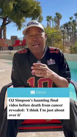 OJ Simpson has died at the age of 76 following a battle with prostate cancer, just two months after his final social media post, in which he assured fans he was in 'good health.' In a nearly two-minute video he posted ahead of the Super Bowl, the controversial superstar addressed those who had inquired about his health in recent weeks, saying he was 'dealing with some issues, but I think i'm just about over it.' 🎥 X / TheRealOJ32 #ojsimpson #news #breakingnews #celebrity #celebritynews #oj