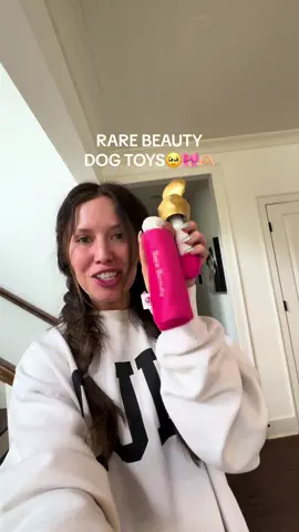 I could cry🥹Dolly & Buddy are so happy! thank you @Rare Beauty happy national pet day!!!💗🐶✨💅🏼#momoffour #motherhood #MomsofTikTok #nationalpetday 