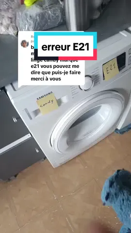 Réponse à @patriciafumierehuriauxcomment réparer l'erreur E21 sur sèche-linge Candy. #DIY #maman 
