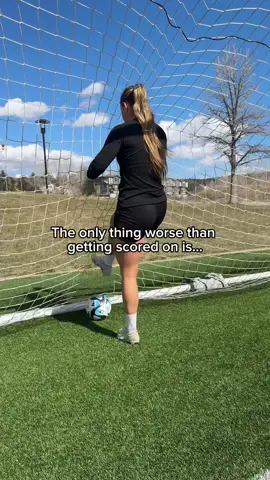 Please this is the WORST feeling as a goalkeeper ⚽️💀 #Soccer #footballer #goalkeeper #soccergirl 