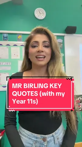 In case Mr Birling comes up this year… (he last came up 4 years ago!) DON’T FORGET TO BUY MY GLOW UP REVISION GUIDE AND CHECK OUT MY YOUTUBE CHANNEL! #english #teachersoftiktok #glowupyourgrades #poetry #gcse #fyp 