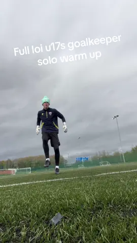 Loi u17s solo gk warm up (full video on my YouTube-unknown goalkeeping) #foryoupage #football #goalkeeping #views #fyp #famous 