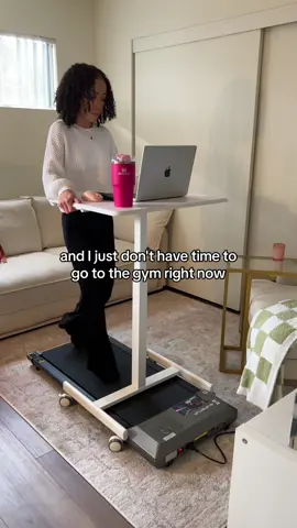 Starting my journey to my dream summer body🙌🏽😍✨ #wfhhacks #wfhproblems #remotejobs #inactive #fitnessjourney #standingdesk #walkingpad #realmeซูมให้ได้ซีน 