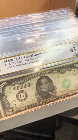 Who needs some high denoms? Dm me for details!! #thevaultcoinshop #1000note #500note #gold #platinum #currency #silver #coinshop 