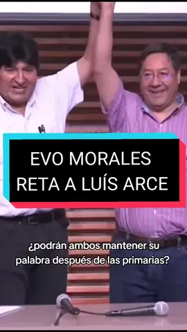 El ex vicepresidente Evo Morales ha desafiado públicamente al presidente Luís Arce a someterse a primarias internas, en caso de ser vencedor el presidente de Bolivia, Evo Morales haría campaña por él en las elecciones de 2025. #evomorales #luisarce #bolivia #politica 