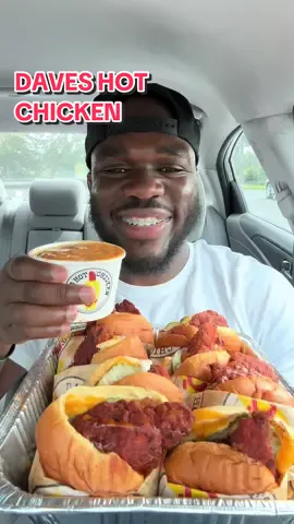 Daves Hot Chicken Mukbang #fyp #daveshotchicken #asmr #mukbang #viral 