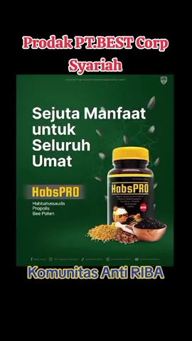 #ptbest #goberkahnoriba #penuhberkah #bisnisantirugi #bisnisonline #bisnisoffline #produkhalal #produkherbal #karyaputrabangsa #fyp #komunitasantiriba 