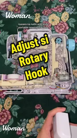 Adjust si rotary hook #sewingmachine #portablesewingmachine #sewingmachinetutorial 