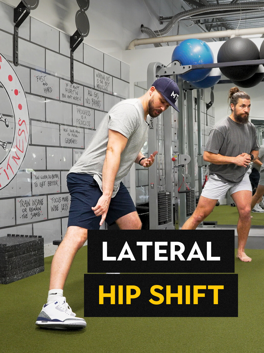 Shocking how many people can’t do this👇🏼 Being able to shift your weight side to side loading one hip and unloading another is an essential quality for us Once the knees out cue burst onto the scene followed by booty band everything a lot of people lost this ability.  Here is an easy way to check if you are training this quality….  Look at your training videos and ask yourself does my head ever actually center over one foot? Now try this lateral cross connect in this video and hold it for 60 seconds…. Did your hip explode… let us know in the comments👇🏼 Ready to start training like this? Comment FREE TRIAL for a link to a free 7 day trial of our online classes. Once you are in take the class called “The Legend Of The Side Butt” Thanks us later #hipshift#hipmobility#hipmobilityexercise#mobilitytraining#fyp