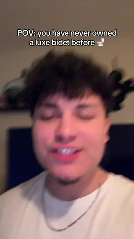 Hes now an official bidet owner 🚽