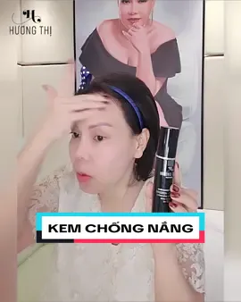 Kem chống nắng trang điểm 3in1:   SPF 50+, cấp ẩm dưỡng trắng, makeup nhẹ che khuyết điểm. #huongthi #viethuong #huongthiviethuong #kemchongnang 