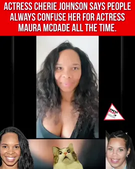 #pressplay▶️: Actress #CherieJohnson says people confuse her for actress #Mauramcdade all the time.  Can they pass for #twins?  