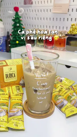 Cà phê hoà tan vị sầu riêng ☕️🤤      #cafe #caphe #caphesaurieng  #review #fyp #thaothichriviu #reviewanngon #anuong #muataitiktokshop #xuhuong #viral #trending #foryou #xh #foodtiktok #ancungtiktok #unbox #unboxing 