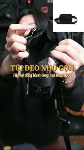 Túi đeo nhỏ gọn - Tiện lợi đồng hành cùng mọi hoạt động  #teesik #tuinam #mỗingàymộtoutfit #tuideocheonamthoitrang #chaybo #gym 