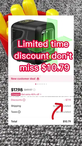 #fanttik #laser #level #tools #homerenovation #remodel #construction #renovation #powertools #gadget #gadgets #tech #techtok #flashsales #flashsale #dealoftheday