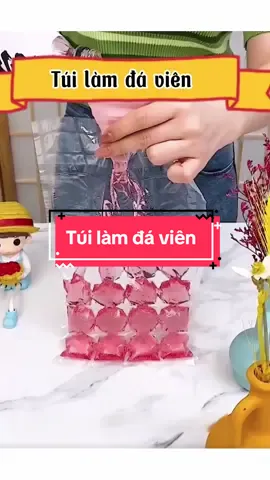 Túi làm đá viên dùng 1 lần #xh #giadung #muataitiktok #tuilamdavien 