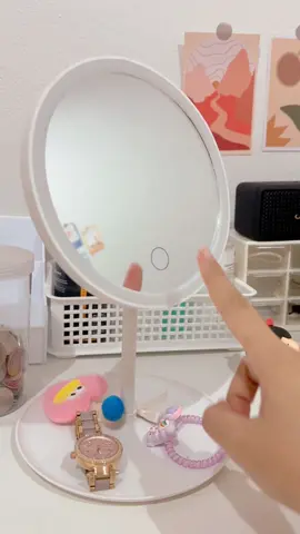 ปรับไฟได้ 3 ระดับ / แต่มาในงบหลักสิบ 🌻✨ #กระจกแต่งหน้ามีไฟในตัว💫 