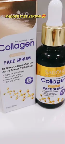 SADOER COLLAGEN ANTI-AGING FACE SERUM !🥰😘 #sadoer #fypシ゚viral #fypppppppppppppp #donecheckout #buzznbeautyy #fypシ #fypage #fyppppppppppppppppppppppp #collagen #collagenserum #antiaging 