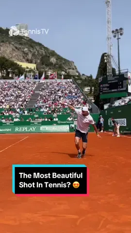 Petition to keep the one-handed backhand alive forever 😍 #tennis #tennistv #atptour #montecarlo #dimitrov 