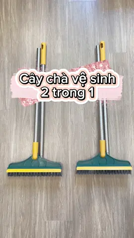 Cây chà nhà vệ sinh đa năng 2 trong 1, cực kỳ tiện lợi. #nguyenzreview #caychasannhatam2in1 #caychanhatamdanang 
